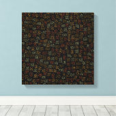 Bengali Canvas Afdruk (Insitu (Houten vloer))