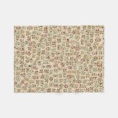 Bengali Fleece Deken (Voorkant (Horizontaal))