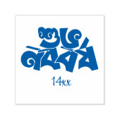 Bengali New Year Celebration personalize Zelfinktende Stempel (Design)