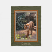 Bengalige tijger, gepersonaliseerde fleece Blanket (Voorkant)