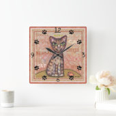 Bengalk van de bovenste plein van de motorkap vierkante klok (Huis)