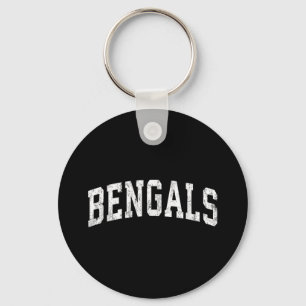Bengals Mascot Athletic Sports Name Design Sleutelhanger
