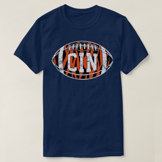 Bengals Reimagined 24 T-shirt (Design voorkant)