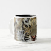 Bengaltijger Tweekleurige Koffiemok (Voorkant links)