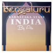 Bengaluru, India reisposter Tegeltje (Voorkant)