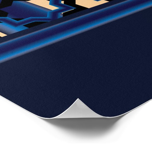 Bengaluru india vintage poster (Hoek)