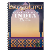 Bengaluru, Indiase reisposter Notitieboek (Voorkant)