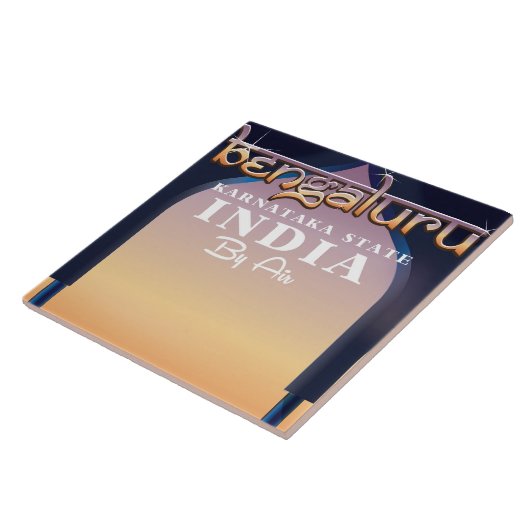 Bengaluru, Indiase reisposter Tegeltje (Zijkant)