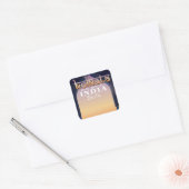 Bengaluru, Indiase reisposter Vierkante Sticker (Envelop)