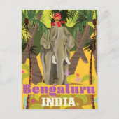 Bengaluru Indische reisposter Briefkaart (Voorkant)