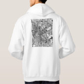 Bengaluru Karnataka Kaart Hoodie (Achterkant)