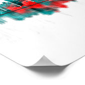 Bengaluru Karnataka Skyline Poster (Hoek)