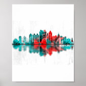Bengaluru Karnataka Skyline Poster (Voorkant)