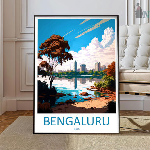 Bengaluru Reisprint Muur Kunst Bengaluru Muur Deco Poster