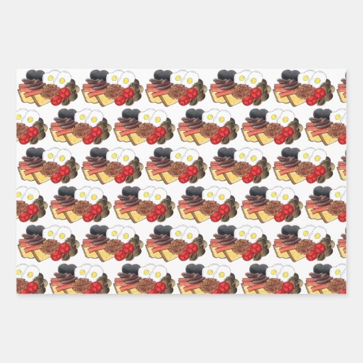 Bengaren en slakken, volledig Engels Inpakpapier Vel (Voorkant 3)