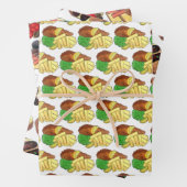 Bengaren en slakken, volledig Engels Inpakpapier Vel (In situ)