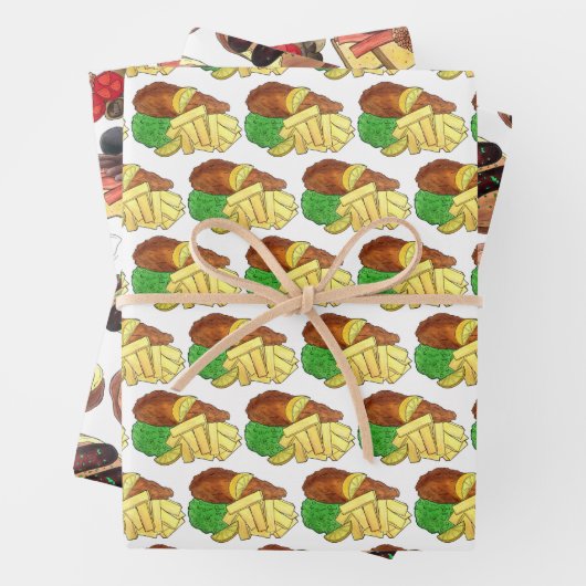 Bengaren en slakken, volledig Engels Inpakpapier Vel (In situ)