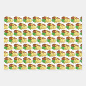 Bengaren en slakken, volledig Engels Inpakpapier Vel (Voorkant)