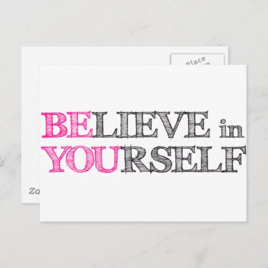 BENgeloof in jezelf Briefkaart (Voorkant / Achterkant)