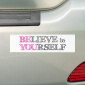 BENgeloof in jezelf Bumpersticker (Op auto)