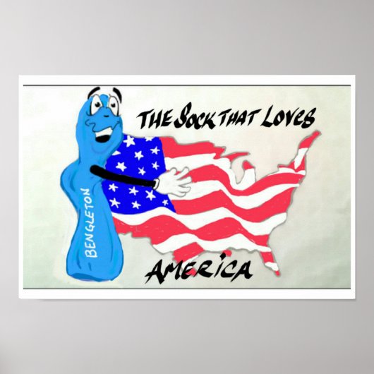 Bengelton Sokken Poster (Voorkant)