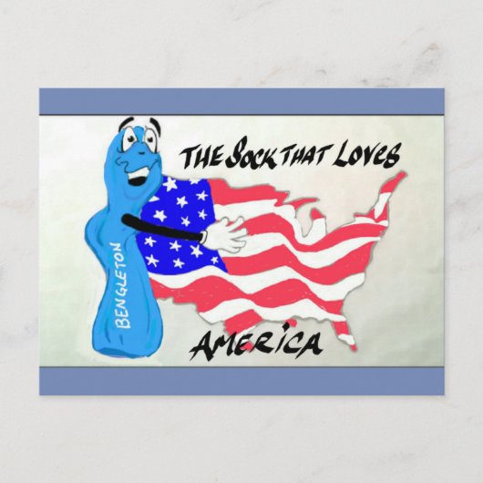 Bengleton Socks-Briefkaart Briefkaart (Voorkant)