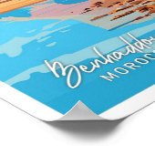 Benhaddau Marokko Reizen  Illustratie Poster (Hoek)