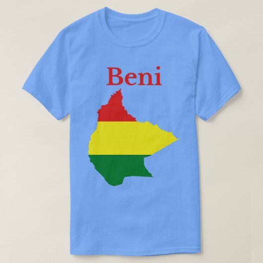 Beni Department Bolivia T-shirt (Design voorkant)