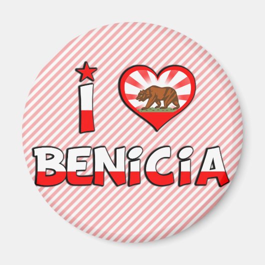 Benicia, CA Magneet (Voorkant)