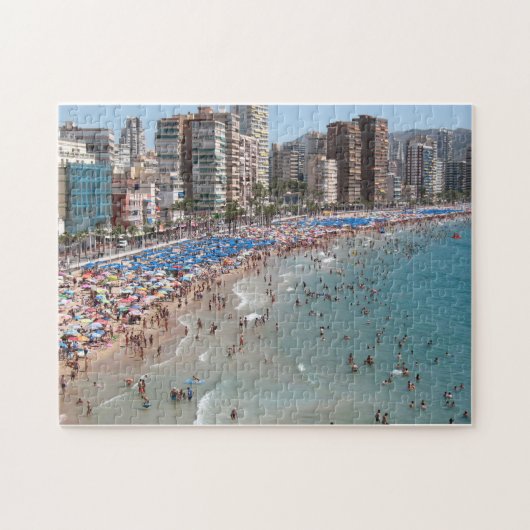 Benidorm Beach Jigsee Puzzle Legpuzzel (Horizontaal)