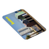 Benidorm, casetas de baño en playa de Levante Magneet (Rechterzijde)