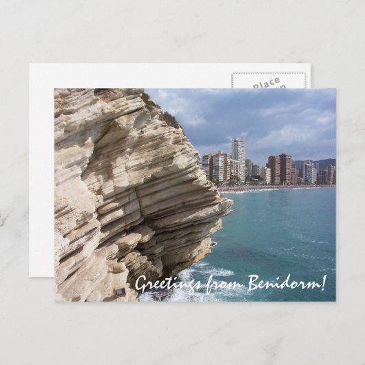 Benidorm Costa Blanca Spanje Briefkaart (Voorkant / Achterkant)