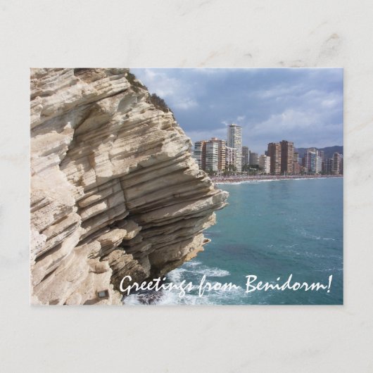 Benidorm Costa Blanca Spanje Briefkaart (Voorkant)
