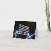 Benidorm fotografie wenskaart feestdagen kaart (Voorkant)