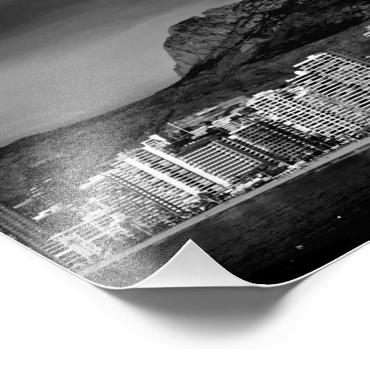 Benidorm Levante Beach Costa Blanca Spanje Foto Afdruk (Hoek)