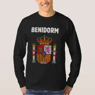 Benidorm Patriottisch Spanje Embleem en Espana Sym T-shirt