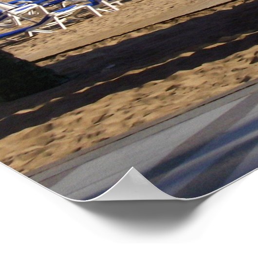 Benidorm, playa de Levante Poster (Hoek)