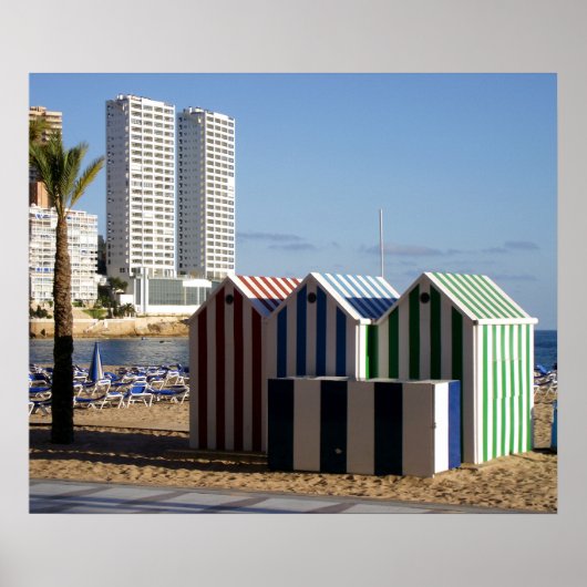 Benidorm, playa de Levante Poster (Voorkant)