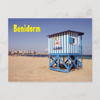 Benidorm, playa de Poniente Briefkaart