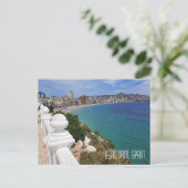 Benidorm Playa Levante Strand en Oceaan Briefkaart (Staand voorkant)