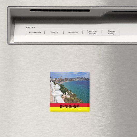 Benidorm Playa Levante Strand Spanje Souvenir Magneet (Insitu (Vaatwasser))
