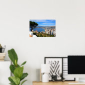 Benidorm Skyline Cityscape Costa Blanca Spanje Poster (Thuiskantoor)