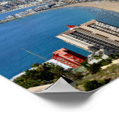 Benidorm Skyline Cityscape Costa Blanca Spanje Poster (Hoek)