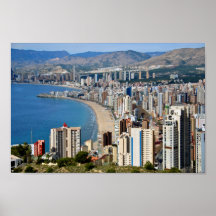 Benidorm Skyline Cityscape Costa Blanca Spanje