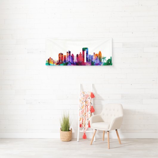 Benidorm Skyline Spandoek (Insitu)