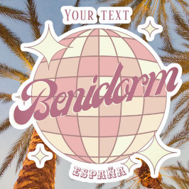 Benidorm Spanje España decoratief Sticker