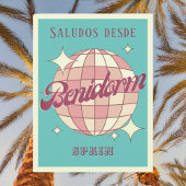 Benidorm Spanje espana vakantie Briefkaart