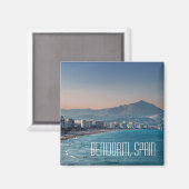 Benidorm, Spanje kust geschoten Briefkaart Magneet (Voorkant / Achterkant)