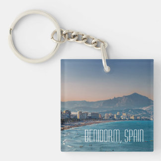 Benidorm, Spanje kust geschoten sleutelhanger