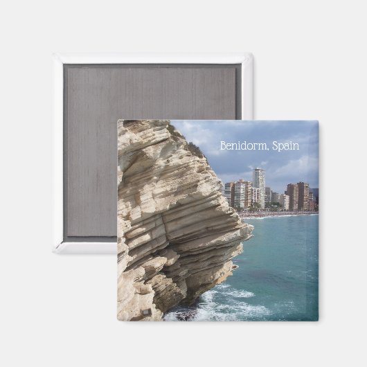Benidorm Spanje Magneet (Voorkant / Achterkant)